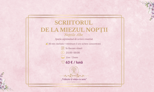 Sesiuni si Programe individuale Malina brand Maliterra card 1 scriitor