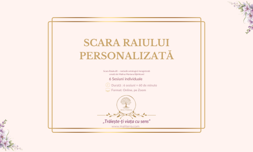 Sesiuni si Programe individuale Malina 6 ore SCARA RAIULUIPERSONALIZATĂ card 1