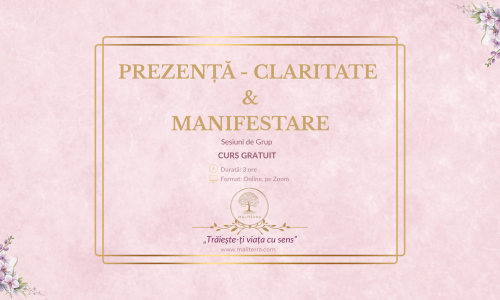 Program de Grup Gratuit Prezență-Claritate-Manifestare card 1