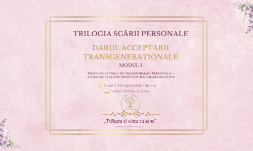 Program de Grup Trilogia Scării Personale Modul I card 1